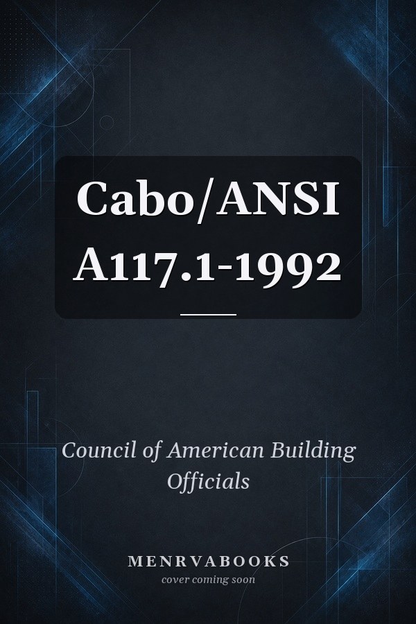 Cabo/ANSI A117.1-1992