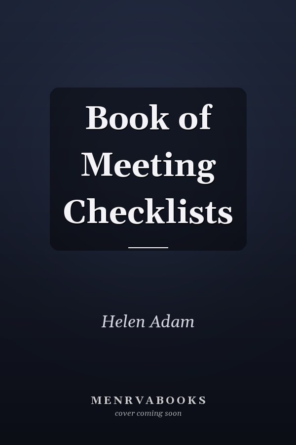 Book of Meeting Checklists