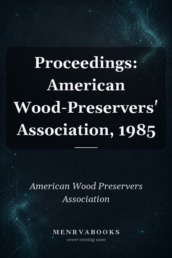 Proceedings: American Wood-Preservers' Association, 1985