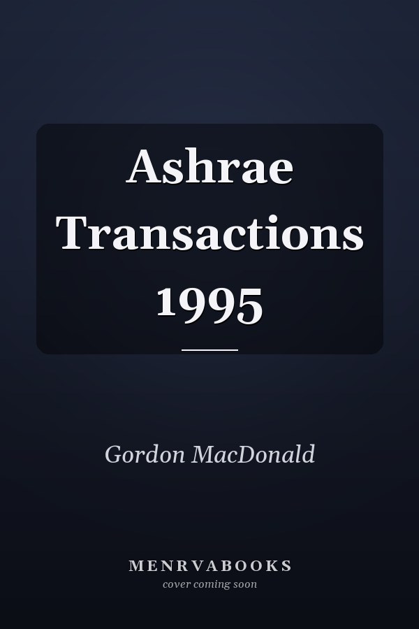 Ashrae Transactions 1995