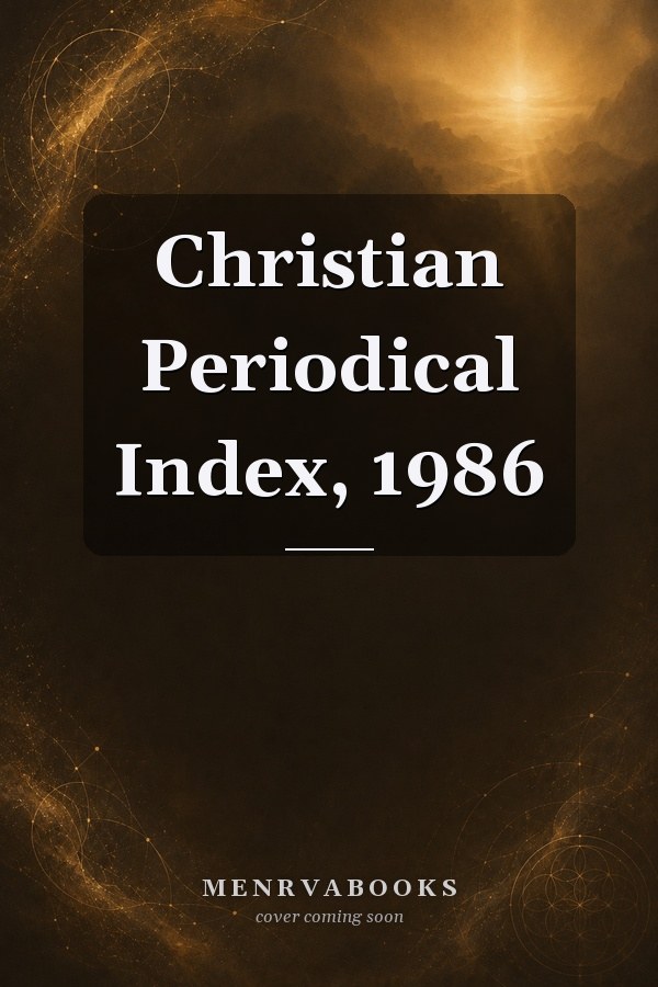 Christian Periodical Index, 1986