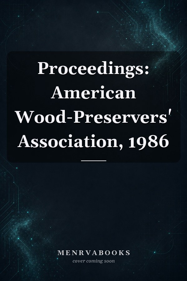 Proceedings: American Wood-Preservers' Association, 1986