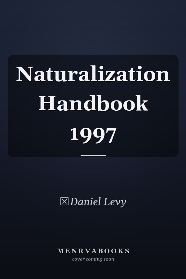Naturalization Handbook 1997