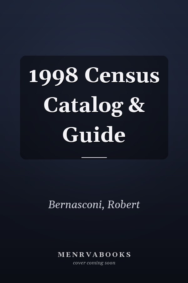 1998 Census Catalog & Guide