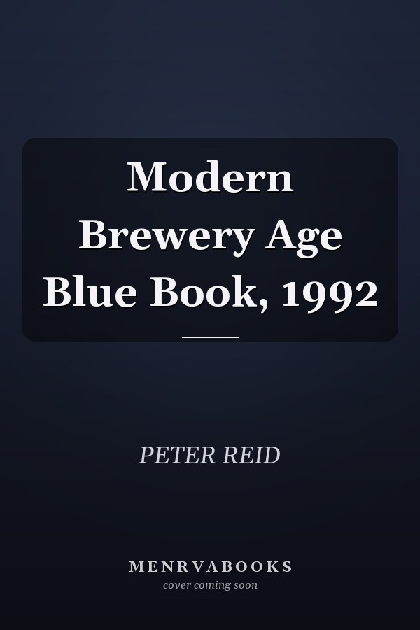 Modern Brewery Age Blue Book, 1992