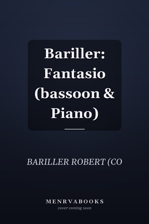 Bariller: Fantasio (bassoon & Piano)