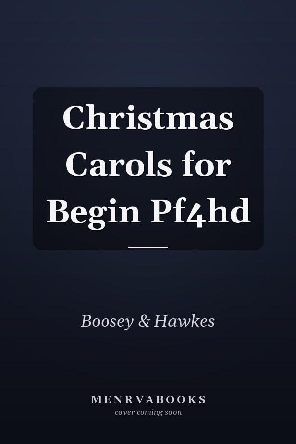 Christmas Carols for Begin Pf4hd