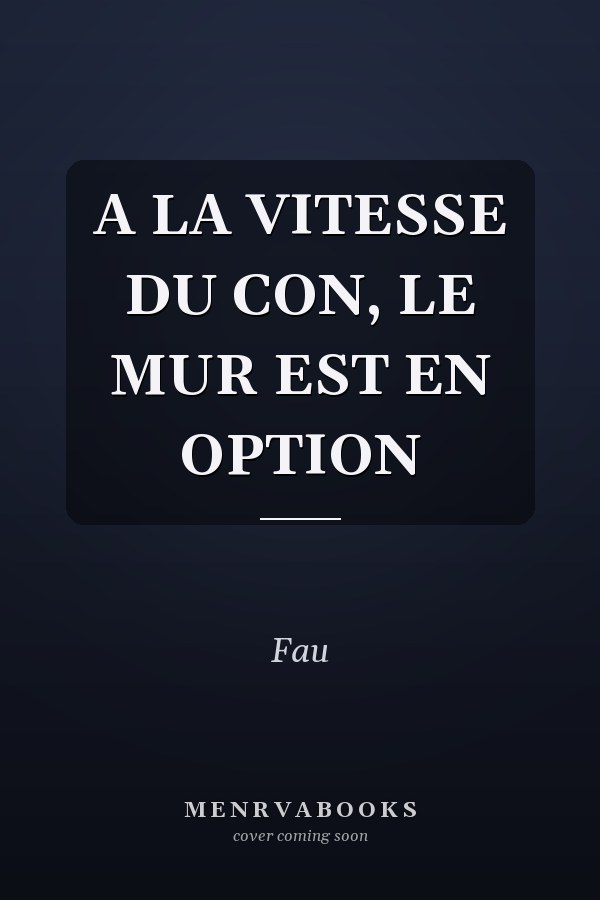 A LA VITESSE DU CON, LE MUR EST EN OPTION