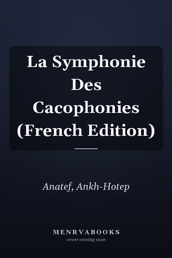 La Symphonie Des Cacophonies (French Edition)