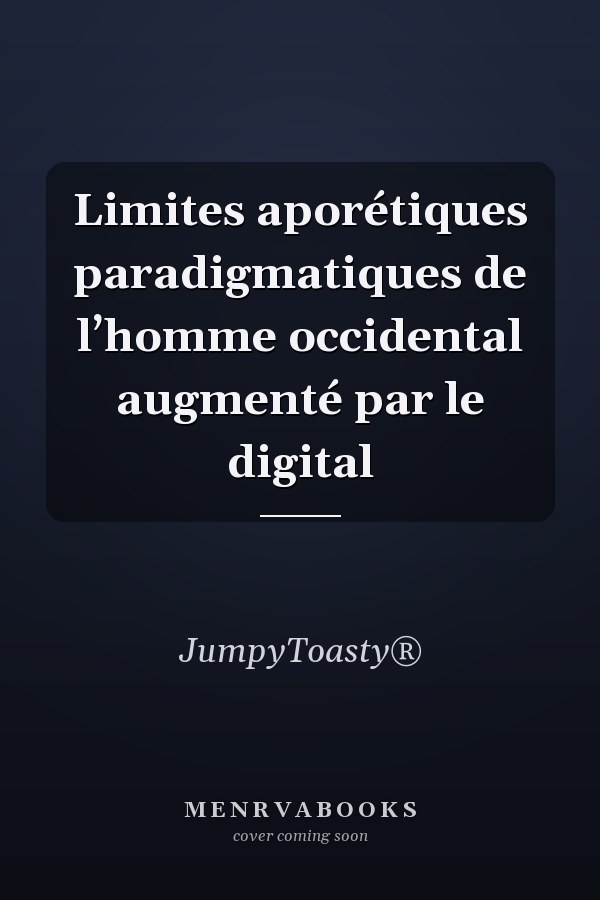 Limites aporétiques paradigmatiques de l’homme occidental augmenté par le digital