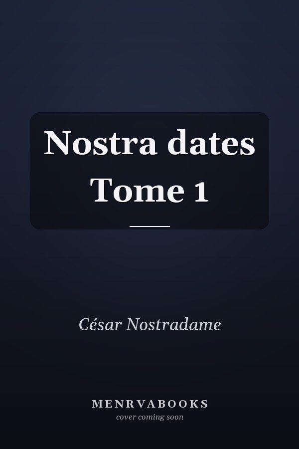 Nostra dates Tome 1