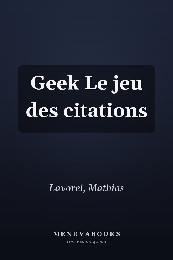 Geek Le jeu des citations