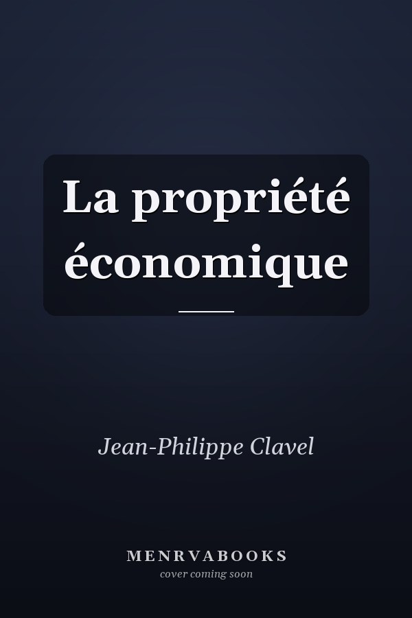 La propriété économique