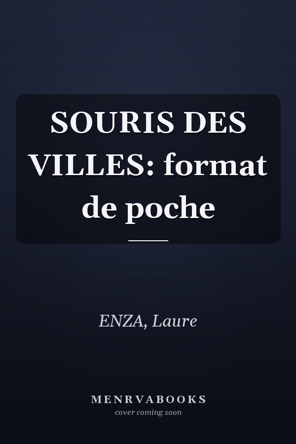 SOURIS DES VILLES: format de poche