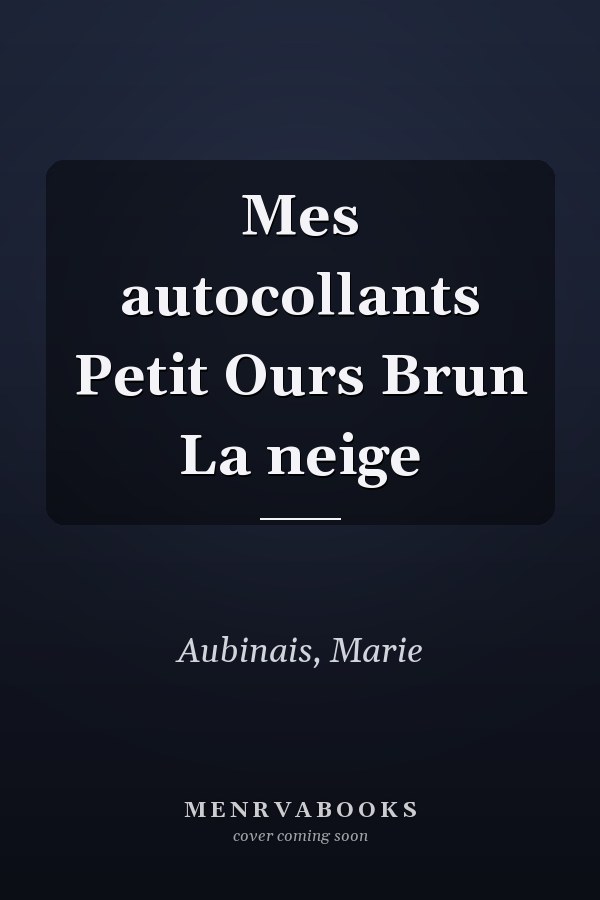 Mes autocollants Petit Ours Brun La neige