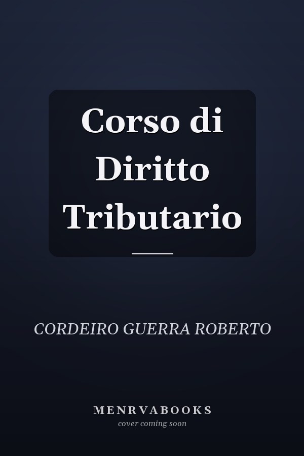 Corso di Diritto Tributario