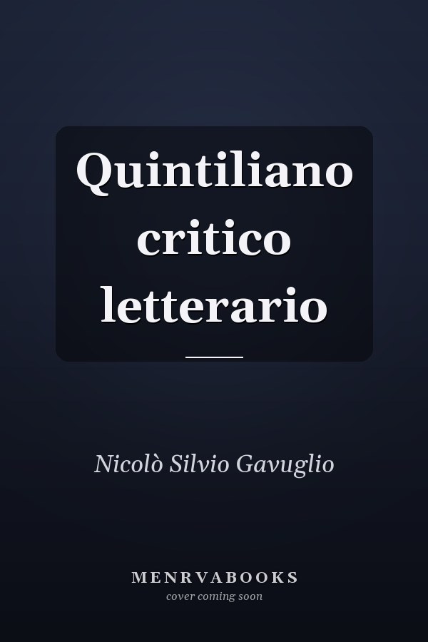 Quintiliano critico letterario