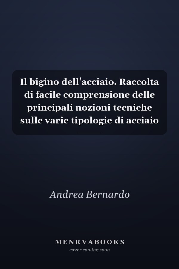 Il bigino dell'acciaio. Raccolta di facile comprensione delle principali nozioni tecniche sulle varie tipologie di acciaio