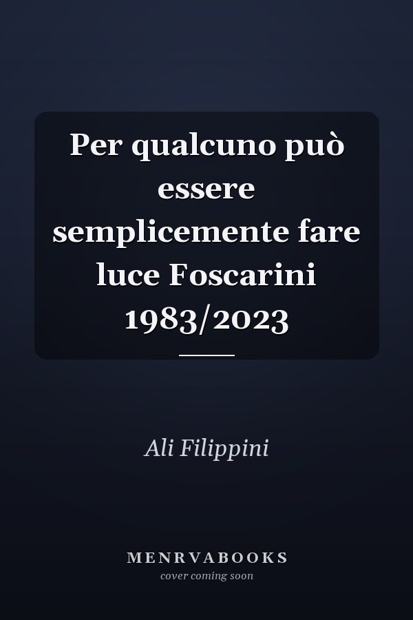 Per qualcuno può essere semplicemente fare luce Foscarini 1983/2023