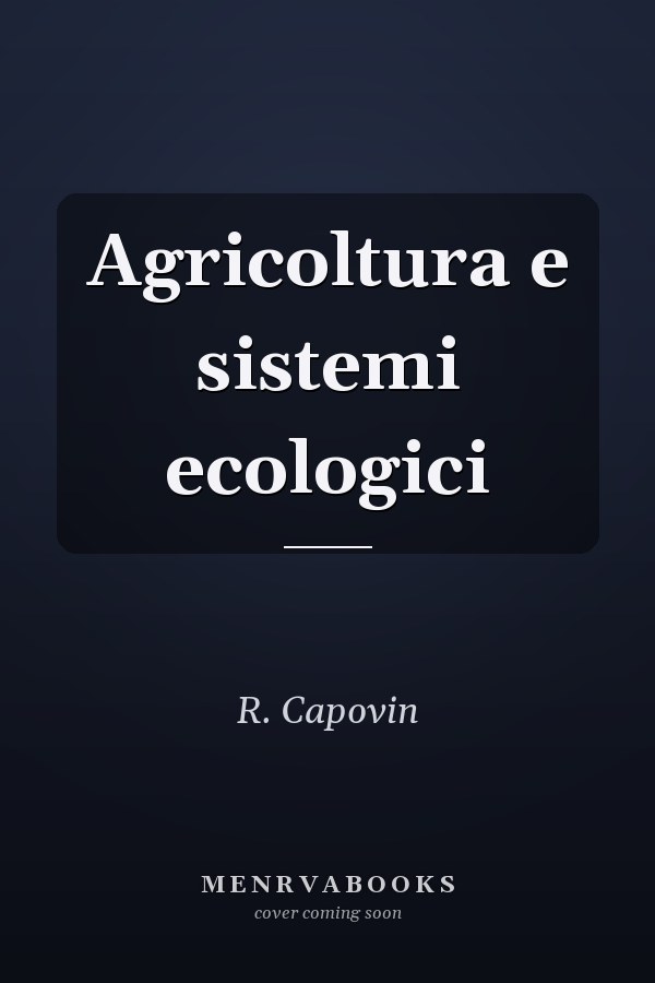 Agricoltura e sistemi ecologici