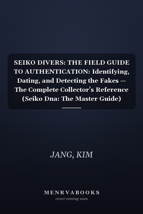 SEIKO DIVERS: THE FIELD GUIDE TO AUTHENTICATION: Identifying, Dating, and Detecting the Fakes — The Complete Collector's Reference (Seiko Dna: The Master Guide)