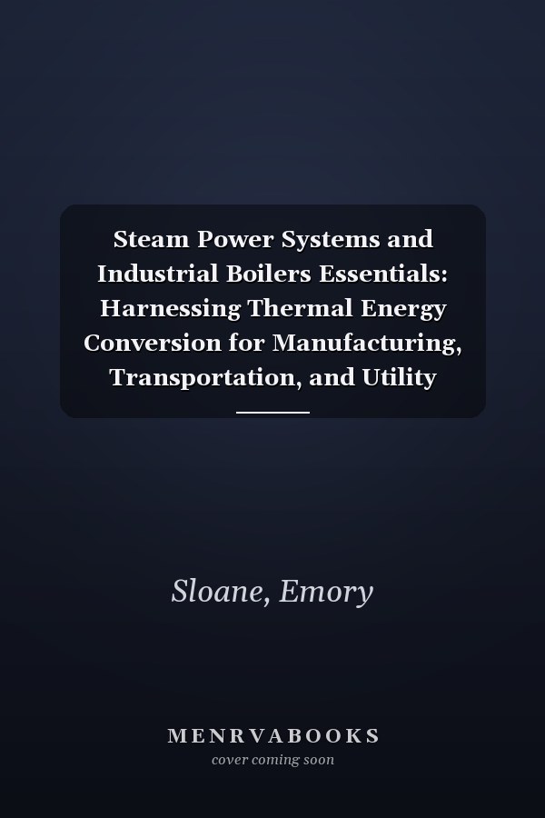 Steam Power Systems and Industrial Boilers Essentials: Harnessing Thermal Energy Conversion for Manufacturing, Transportation, and Utility Applications