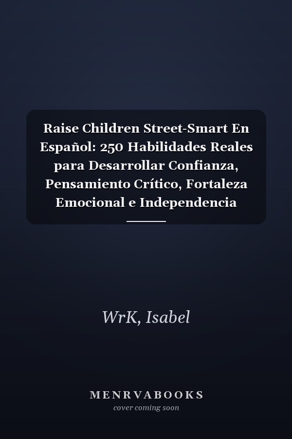 Raise Children Street-Smart En Español: 250 Habilidades Reales para Desarrollar Confianza, Pensamiento Crítico, Fortaleza Emocional e Independencia Cotidiana en Niños de 6 a 12 Años (Spanish Edition)