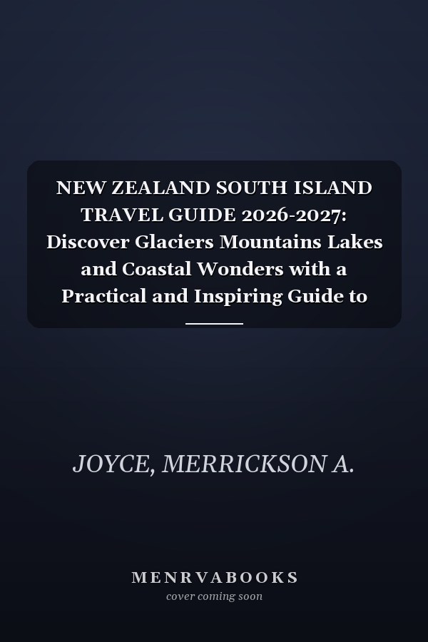 NEW ZEALAND SOUTH ISLAND TRAVEL GUIDE 2026-2027: Discover Glaciers Mountains Lakes and Coastal Wonders with a Practical and Inspiring Guide to New Zealand’s South Island