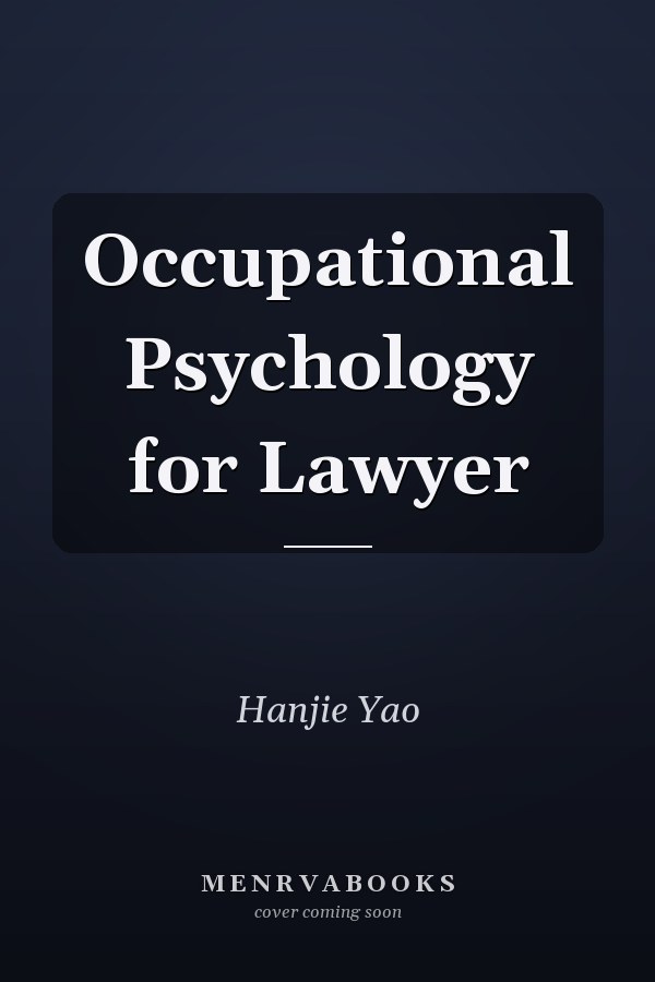 Occupational Psychology for Lawyer