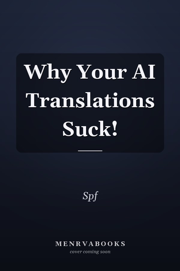 Why Your AI Translations Suck!