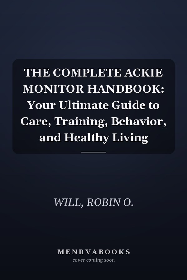 THE COMPLETE ACKIE MONITOR HANDBOOK: Your Ultimate Guide to Care, Training, Behavior, and Healthy Living