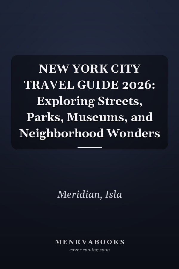 NEW YORK CITY TRAVEL GUIDE 2026: Exploring Streets, Parks, Museums, and Neighborhood Wonders