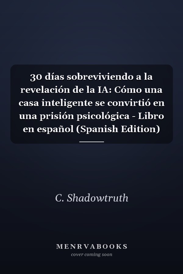 30 días sobreviviendo a la revelación de la IA: Cómo una casa inteligente se convirtió en una prisión psicológica - Libro en español (Spanish Edition)