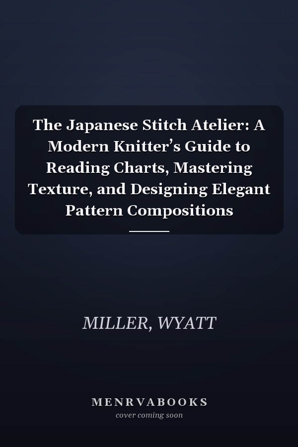 The Japanese Stitch Atelier: A Modern Knitter’s Guide to Reading Charts, Mastering Texture, and Designing Elegant Pattern Compositions