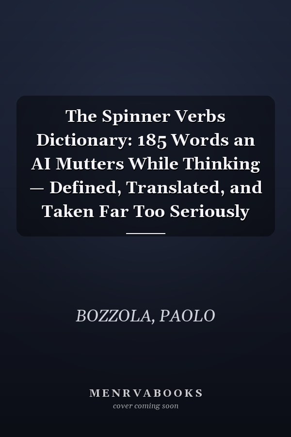 The Spinner Verbs Dictionary: 185 Words an AI Mutters While Thinking — Defined, Translated, and Taken Far Too Seriously