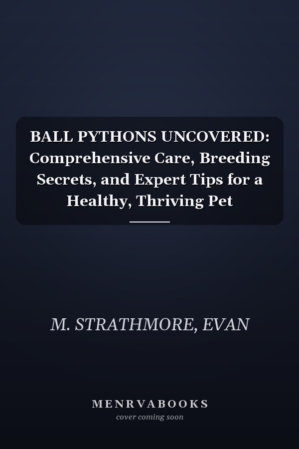 BALL PYTHONS UNCOVERED: Comprehensive Care, Breeding Secrets, and Expert Tips for a Healthy, Thriving Pet