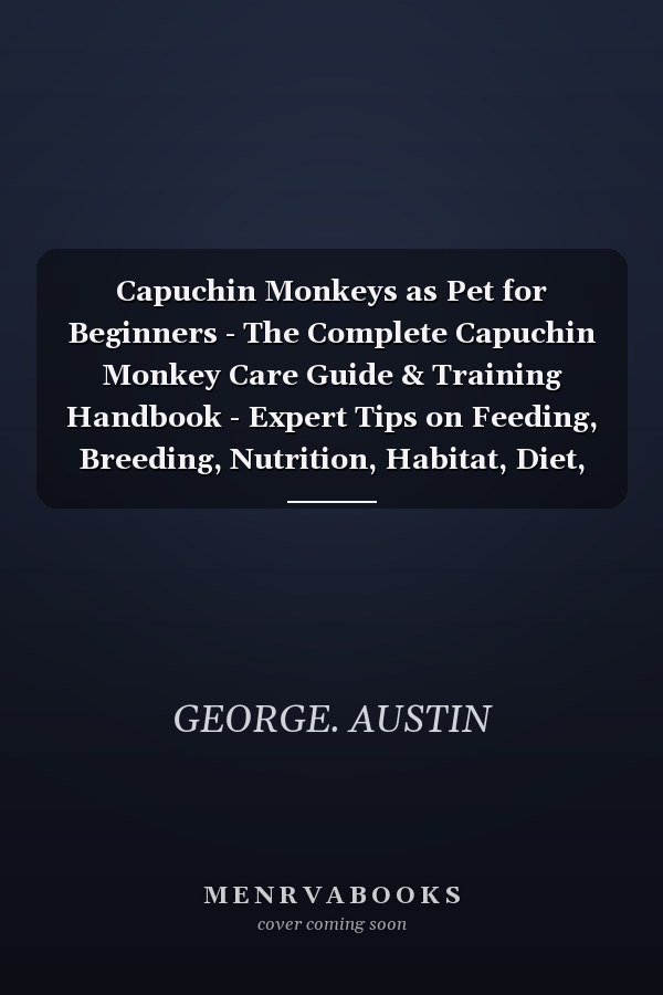 Capuchin Monkeys as Pet for Beginners - The Complete Capuchin Monkey Care Guide & Training Handbook - Expert Tips on Feeding, Breeding, Nutrition, Habitat, Diet, Interaction, Cost, Behavior, Housing, and Responsible Ownership