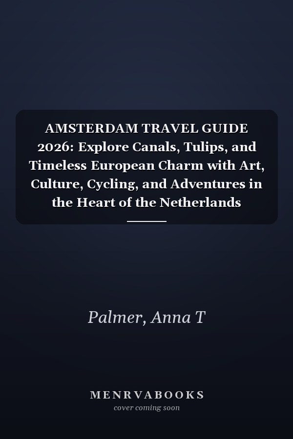 AMSTERDAM TRAVEL GUIDE 2026: Explore Canals, Tulips, and Timeless European Charm with Art, Culture, Cycling, and Adventures in the Heart of the Netherlands