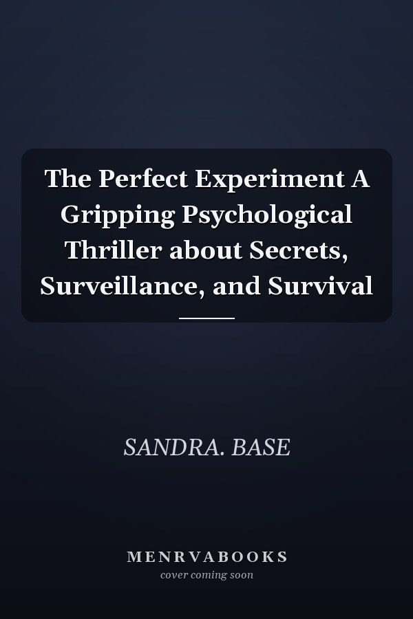 The Perfect Experiment A Gripping Psychological Thriller about Secrets, Surveillance, and Survival