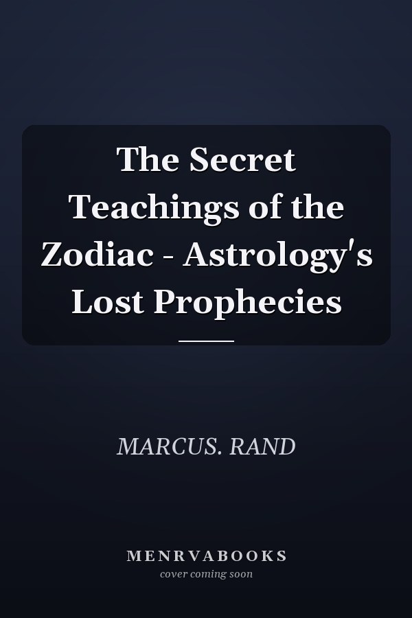 The Secret Teachings of the Zodiac - Astrology's Lost Prophecies