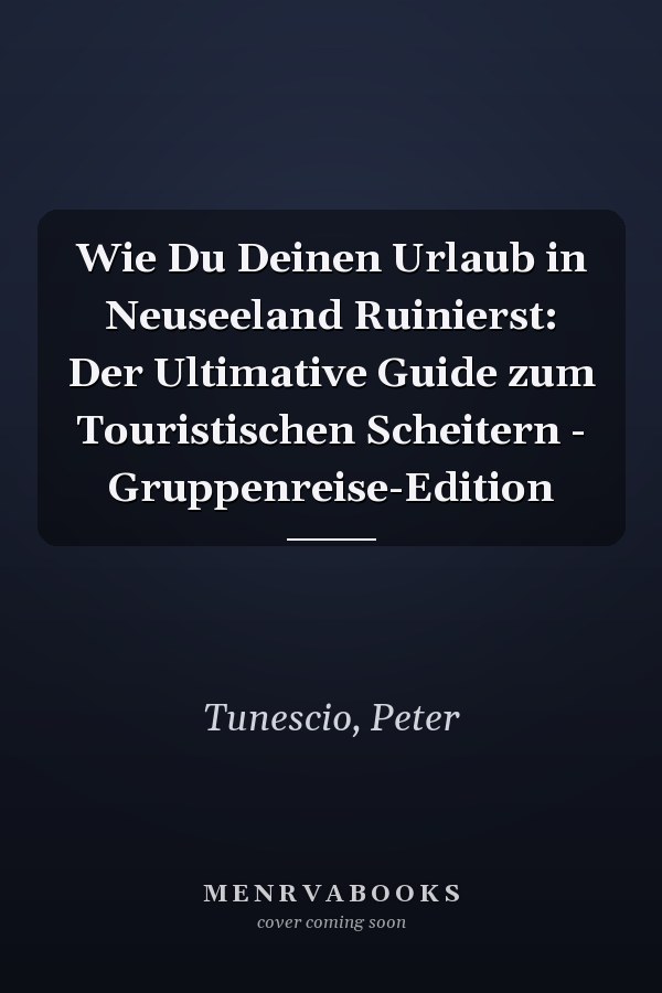 Wie Du Deinen Urlaub in Neuseeland Ruinierst: Der Ultimative Guide zum Touristischen Scheitern - Gruppenreise-Edition