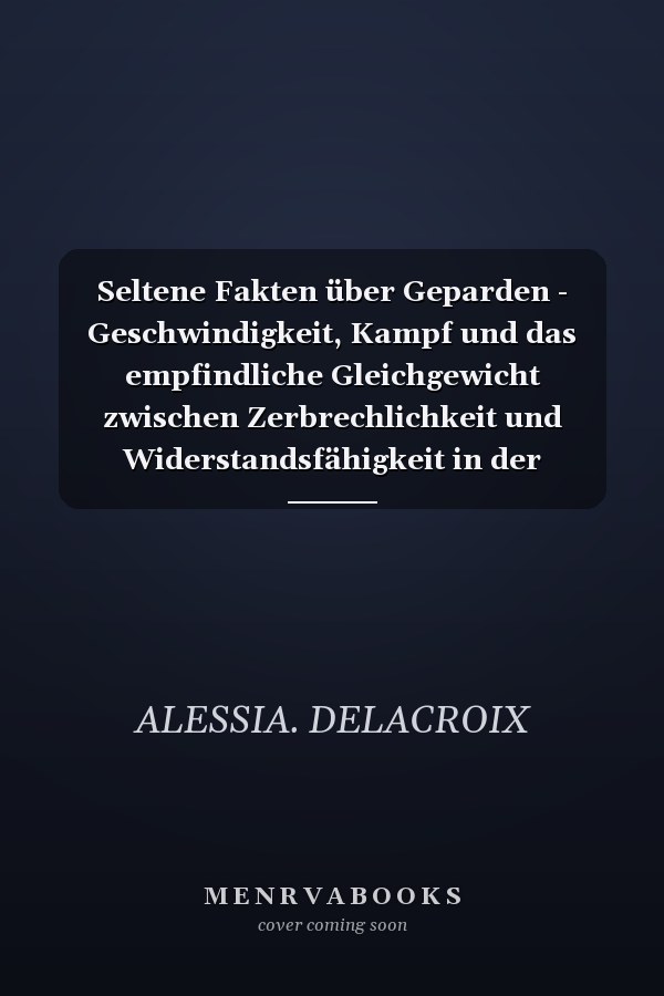 Seltene Fakten über Geparden - Geschwindigkeit, Kampf und das empfindliche Gleichgewicht zwischen Zerbrechlichkeit und Widerstandsfähigkeit in der Wildnis.