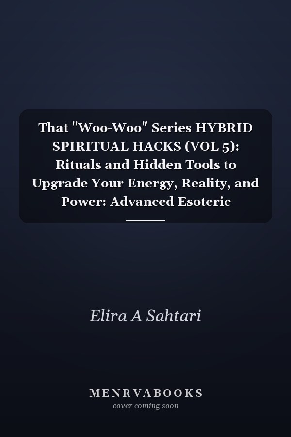 That "Woo-Woo" Series HYBRID SPIRITUAL HACKS (VOL 5): Rituals and Hidden Tools to Upgrade Your Energy, Reality, and Power: Advanced Esoteric Techniques, Forbidden Knowledge, and Quantum Magic