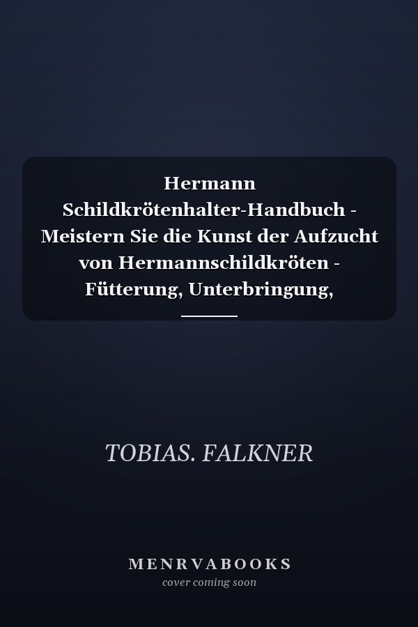 Hermann Schildkrötenhalter-Handbuch - Meistern Sie die Kunst der Aufzucht von Hermannschildkröten - Fütterung, Unterbringung, Gesundheit, Zucht und Lebensraumeinrichtung für Anfänger