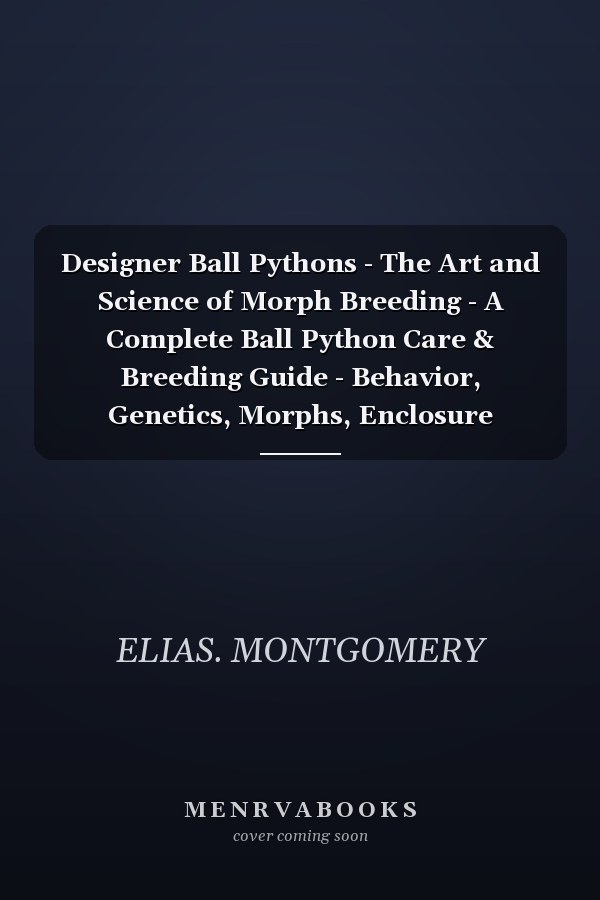 Designer Ball Pythons - The Art and Science of Morph Breeding - A Complete Ball Python Care & Breeding Guide - Behavior, Genetics, Morphs, Enclosure Design, and Health for the Modern Reptile Keeper