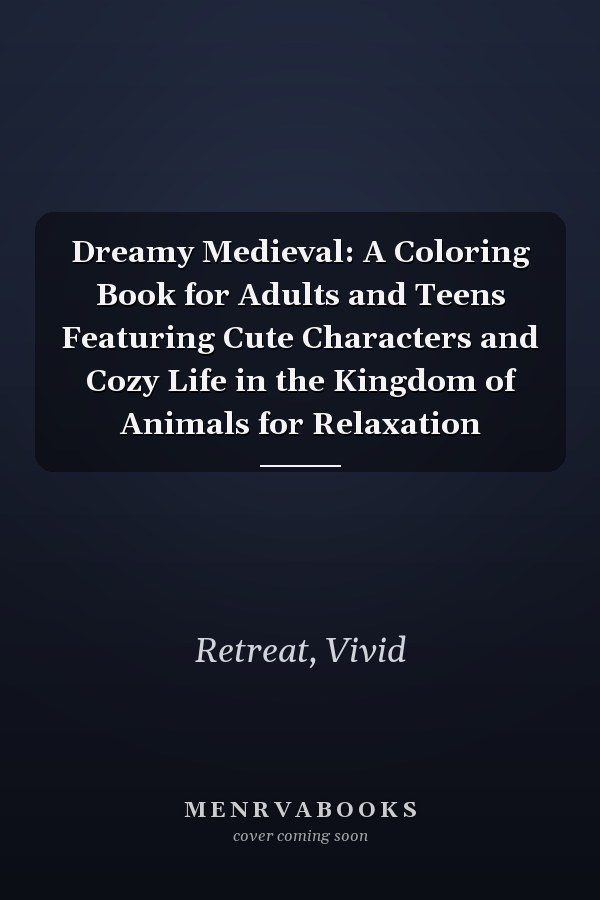 Dreamy Medieval: A Coloring Book for Adults and Teens Featuring Cute Characters and Cozy Life in the Kingdom of Animals for Relaxation