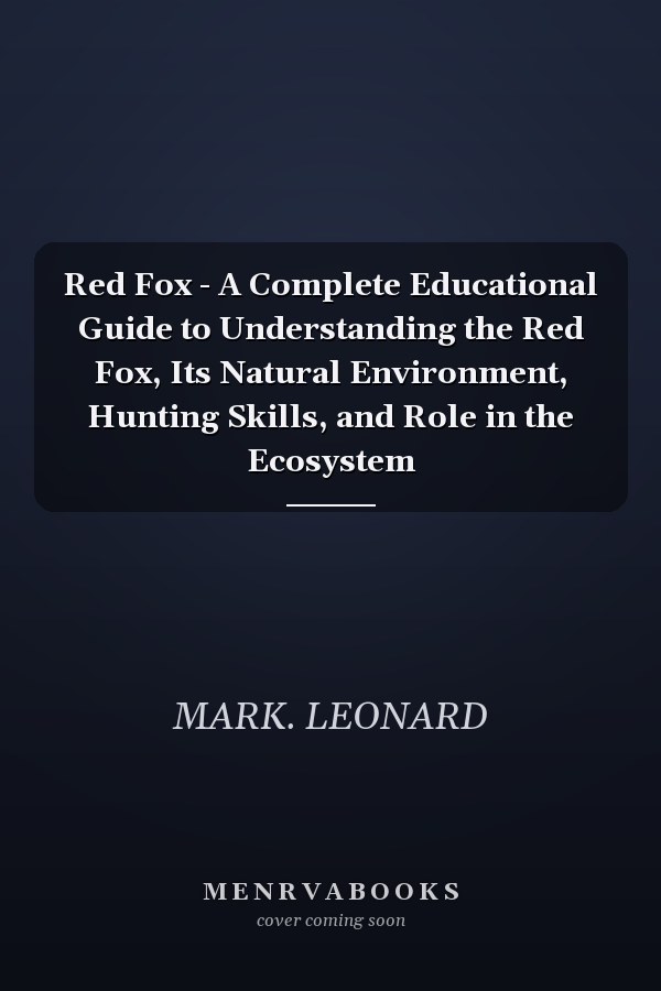 Red Fox - A Complete Educational Guide to Understanding the Red Fox, Its Natural Environment, Hunting Skills, and Role in the Ecosystem