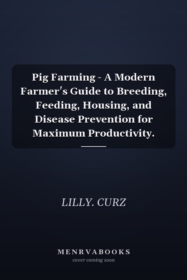 Pig Farming - A Modern Farmer's Guide to Breeding, Feeding, Housing, and Disease Prevention for Maximum Productivity.