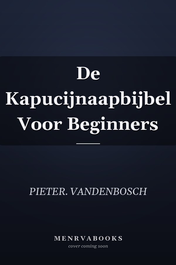 De Kapucijnaapbijbel Voor Beginners