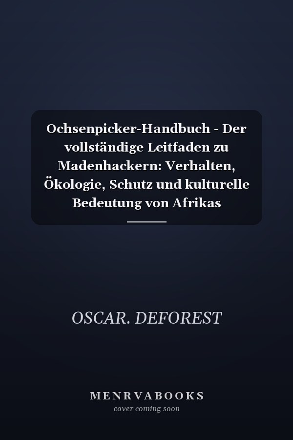 Ochsenpicker-Handbuch - Der vollständige Leitfaden zu Madenhackern: Verhalten, Ökologie, Schutz und kulturelle Bedeutung von Afrikas faszinierendsten symbiotischen Vögeln.